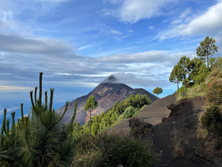 Cloudy views of Acatenango