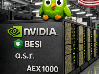 Nvidia, BESI, ASR, Duolingo uil, Amerikaanse vlag, Trump