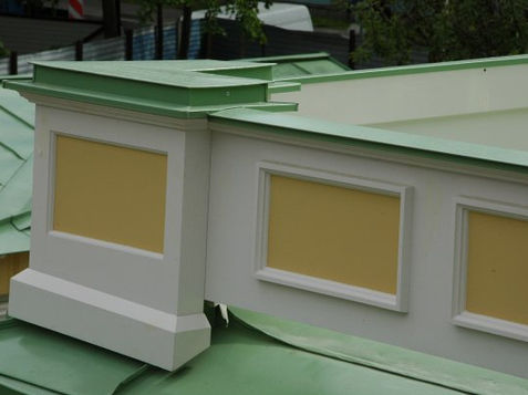 Металлическая кровля с покрытием Пурал, двойной фальц