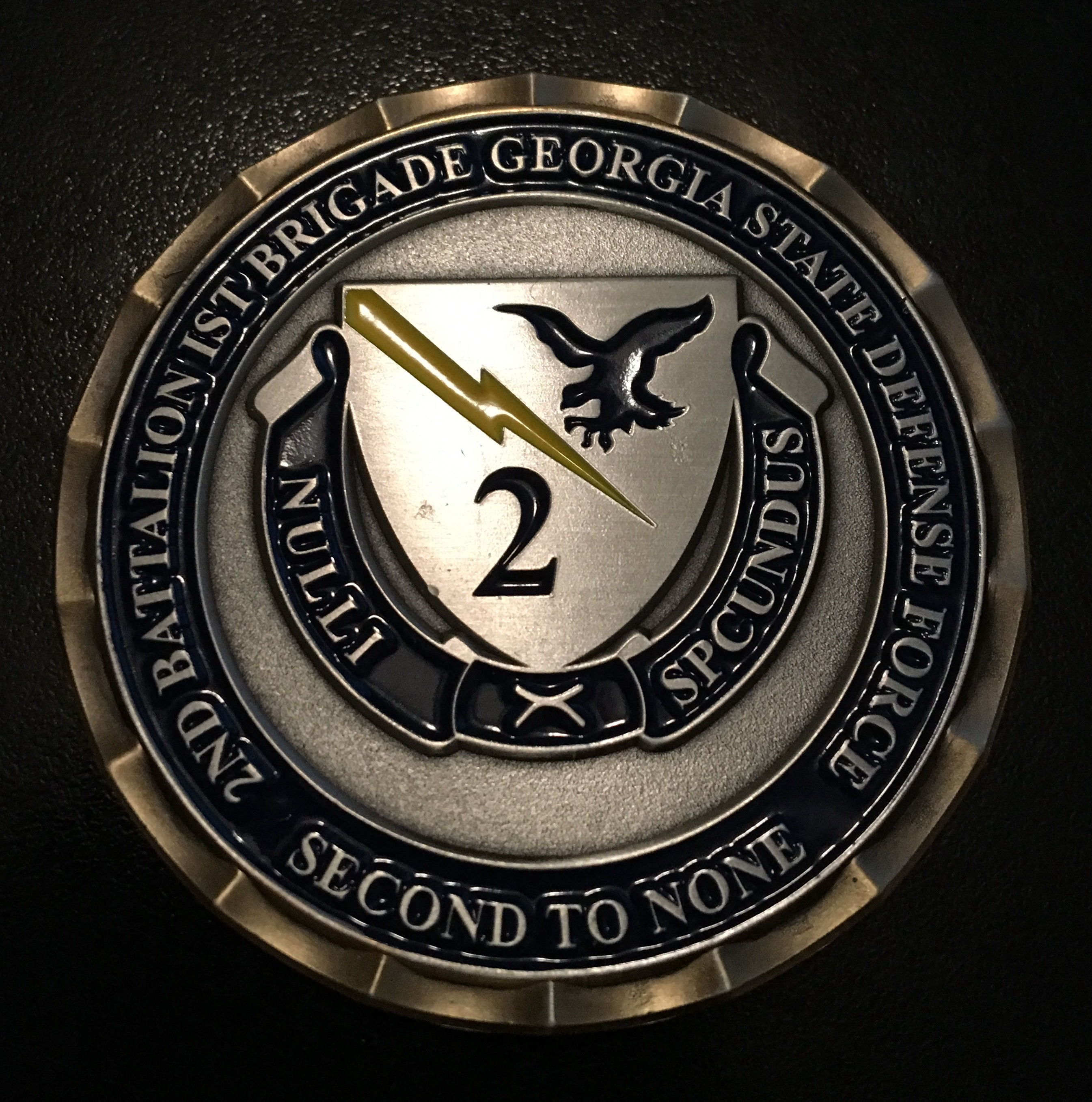 GSDF 2nd BN 1st BDE "Second to None"  Challenge Coin