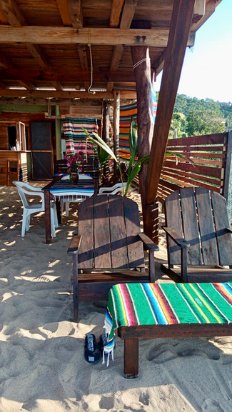 Zipolite cafe Maya Casa Acalli restaurant nude alquimista budamar oregano puesta del sol sunset