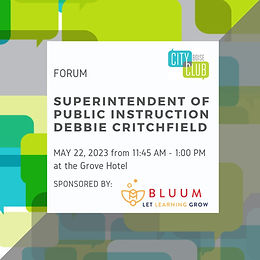 Forum: A Conversation with Idaho Superintendent of Public Instruction Debbie Critchfield