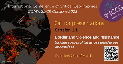 Panel on Comparative Borders at the International Conference of Critical Geographies