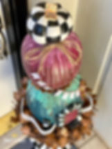 Whimsical DIY Pumpkin Fairy Garden by Traceys Fancy
