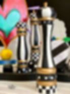 Whimsical Salt and Pepper Grinders by Tracey's Fancy
