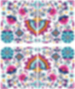 Latin Floral Dixie Belle Transfer