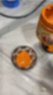 Using Florida Orange on Koi Pond Side Table