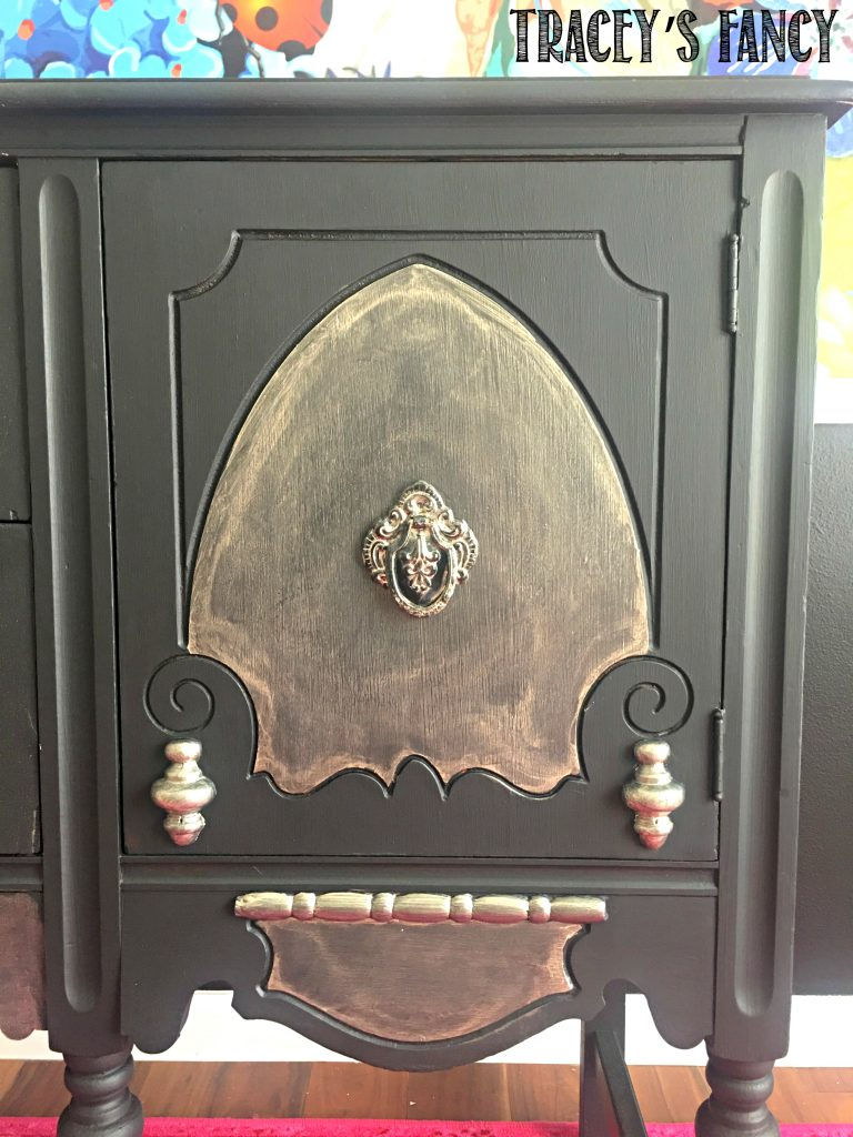 Black Painted Antique Buffet Tracey's Fancy