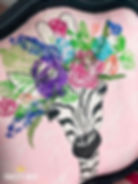 zebra chair by Traceys Fancy