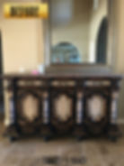 Heritage Collection All in One Chalk Style Paint Gray Entry Cabinet Traceys Fancy