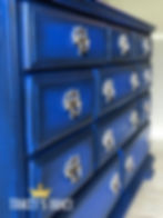 Cobalt Blue Dresser with