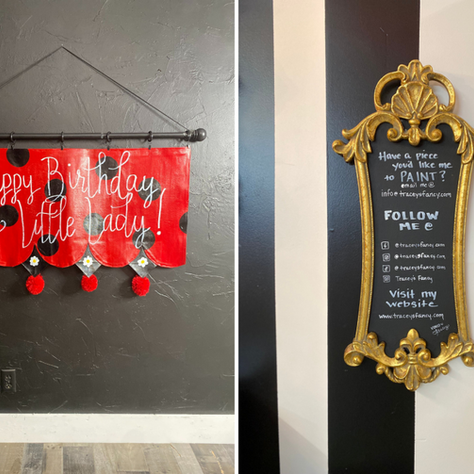 Fancy Handpainted Signs