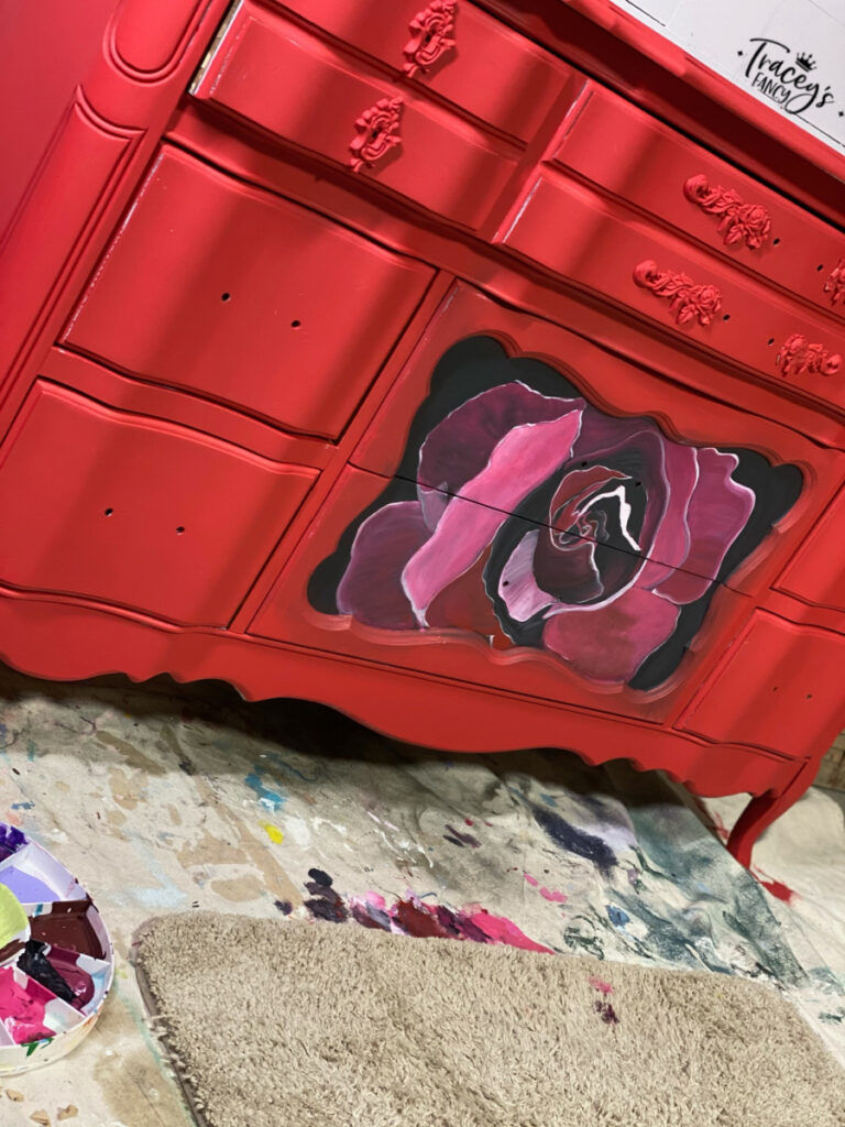 painting in process by Tracey's Fancy