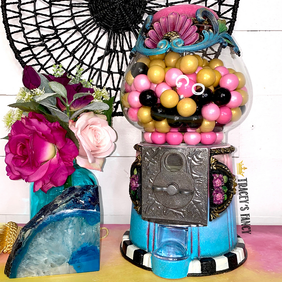 boho gumball machine by Traceys Fancy