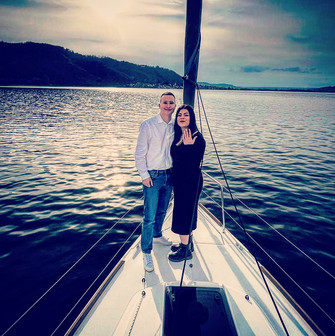 Heiratsantrag, Bodensee, Segelyacht, Luxus, besondere Moment, türkische Hochzeit, türkische Heiratsantrag, will you mary me, wedding, Blumenstrauß