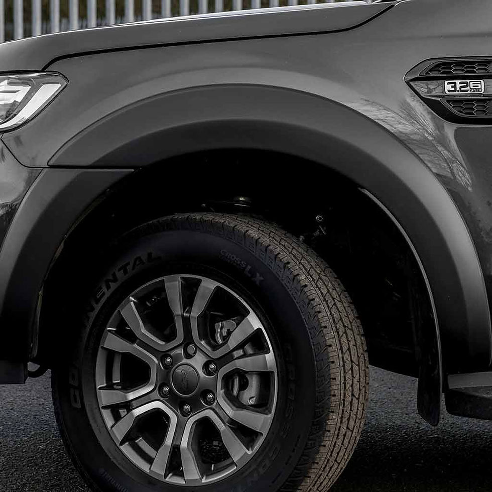 Thumbnail: Wheel Arch Extension Kit Matt Black For Ford Ranger Mk6 (2016 - 2019) Double Cab