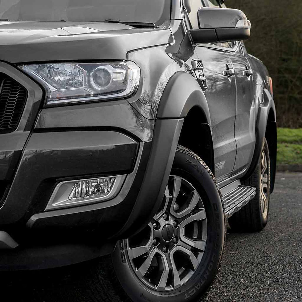 Thumbnail: Wheel Arch Extension Kit Matt Black For Ford Ranger Mk6 (2016 - 2019) Double Cab