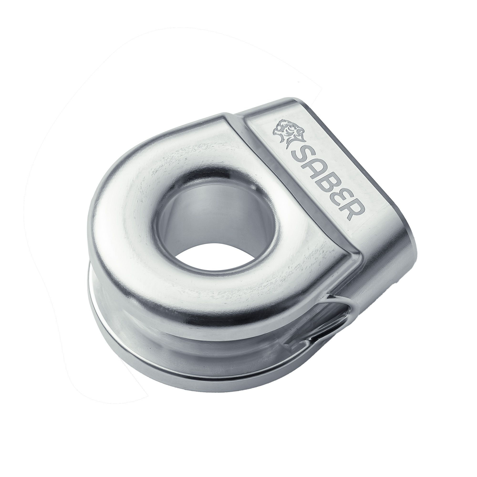 Saber 6061 Aluminium Spliced Winch Thimble UPDATED DESIGN (Polished Alloy)