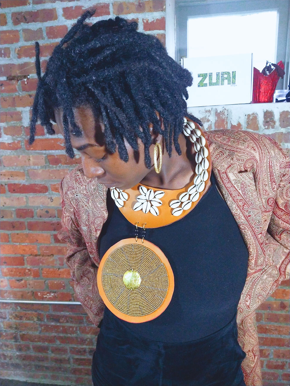 Miniatura: CLASSIC COWIES BEADS NECKLACE