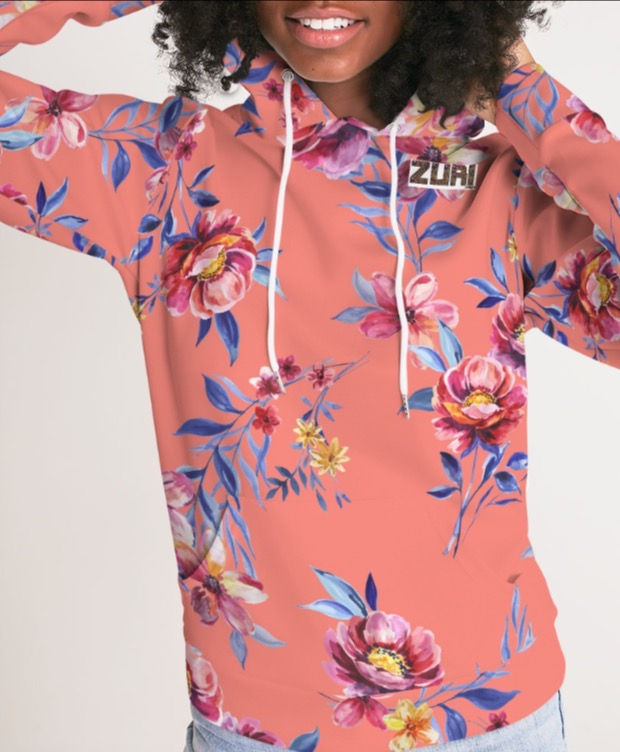 섬네일: WOMEN'S FLOWERY HOODIE