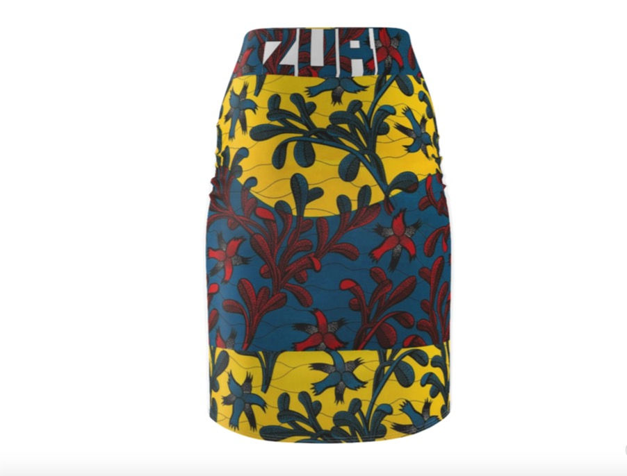 थंबनेल: ZURI DESIGNS PENCIL SKIRT