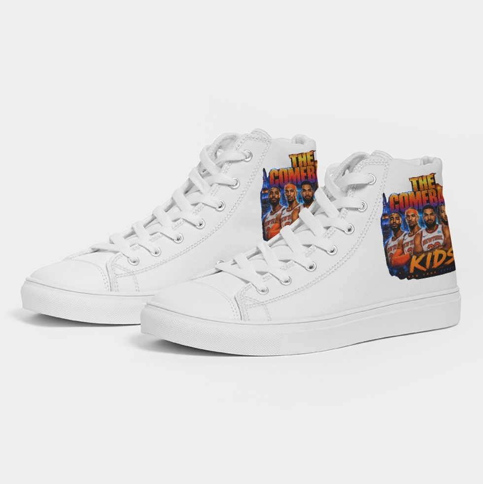 Thumbnail: The comeback kids unisex Hightop Canvas shoes