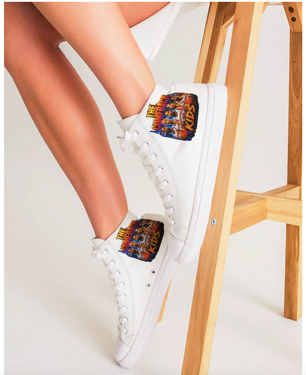 Thumbnail: The comeback kids unisex Hightop Canvas shoes