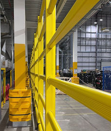 Warehouse edge protection system installed