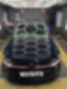Sleek matte black car wrap – professional vehicle customisation by BMT Customs Edinburgh