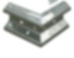 galvanised external corners or barrier beams ends