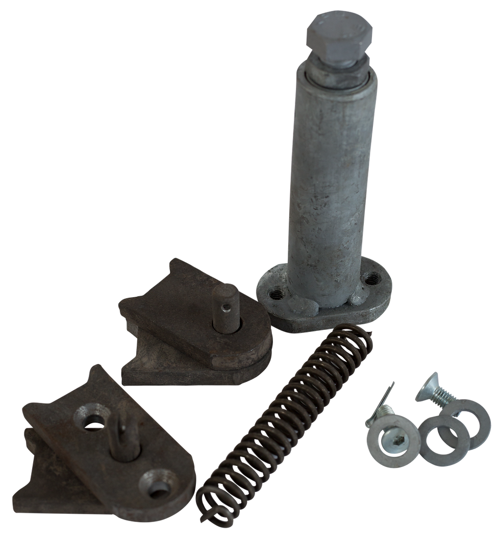 Thumbnail: gate spring hinge set  with lugs