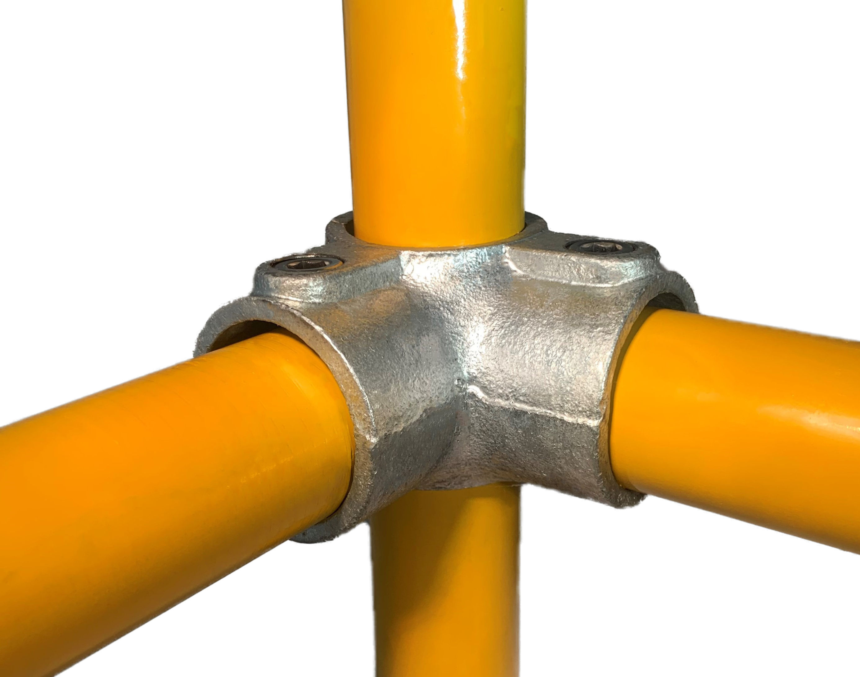 Galvanised 3 Way Through (116) clamp