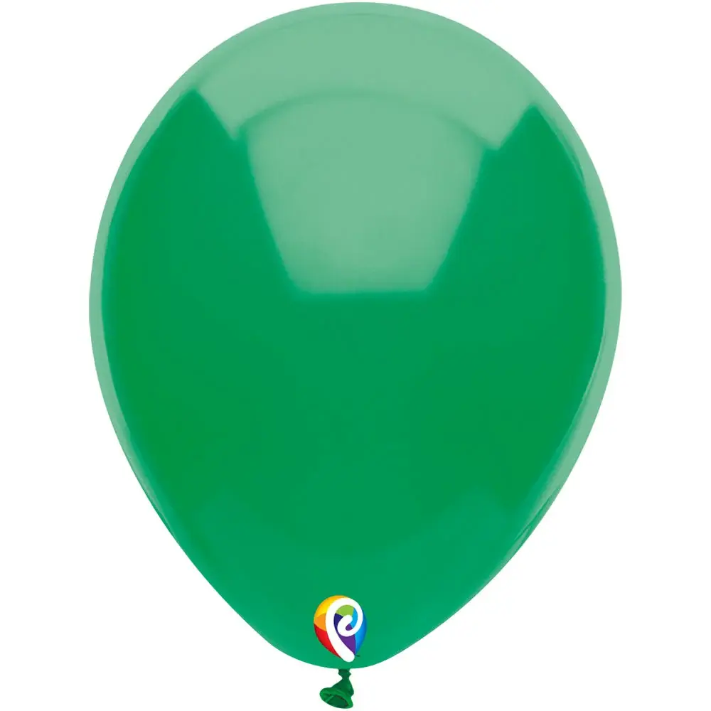 12 In. Green Latex Balloon