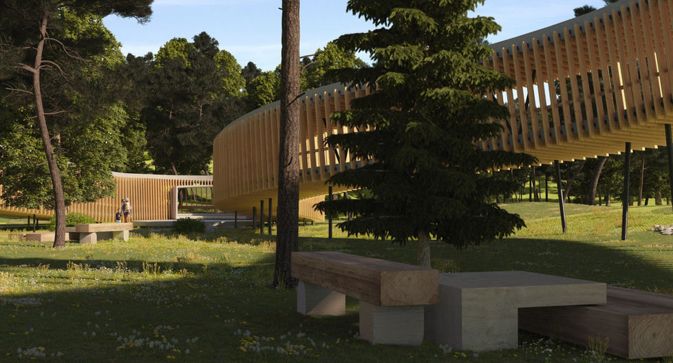 Proyecto de ideas de un observatorio de aves y fauna.
Alberto Otero, arquitecto