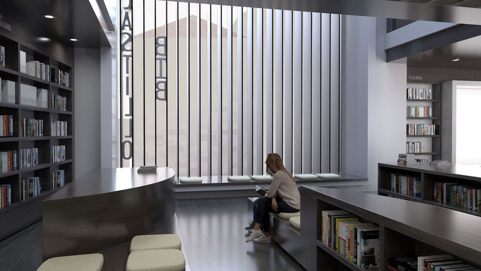 biblioteca Uncastillo, Zaragoza. Alberto Otero arquitecto.