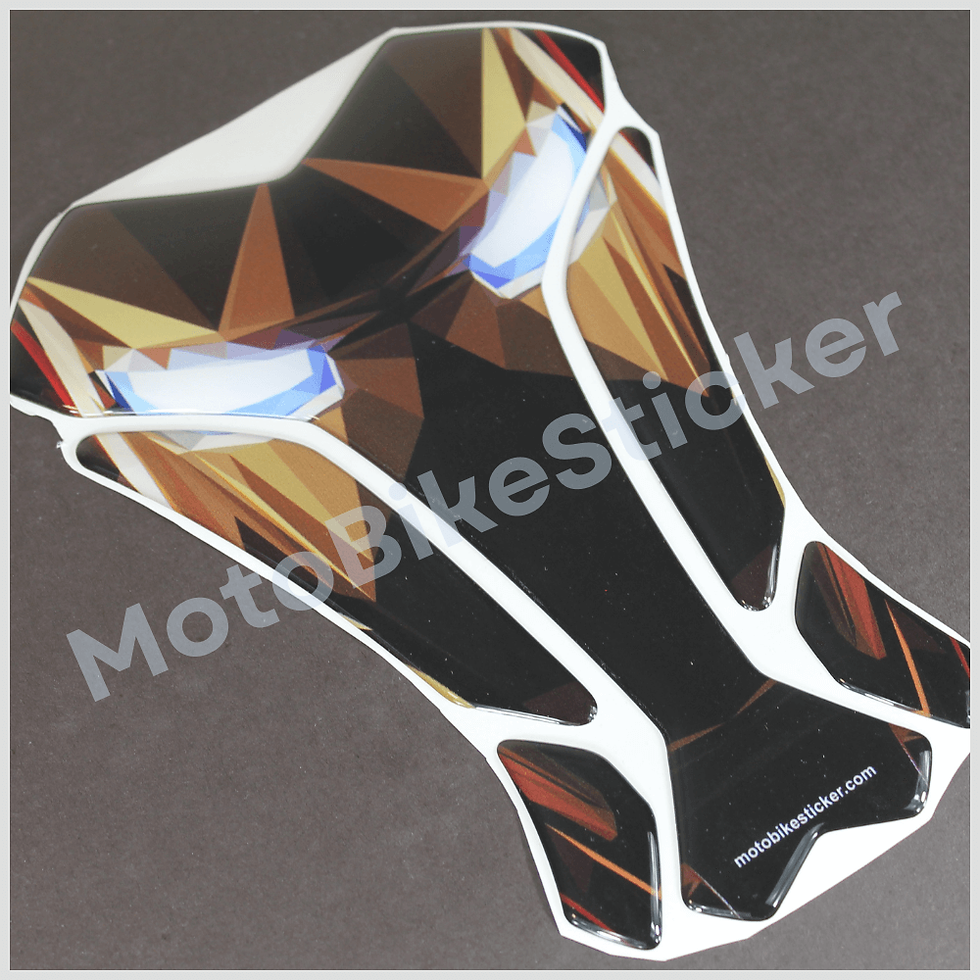 Thumbnail: BMW S1000RR R1250GS R1200R 3D Gel Iron Man Mask Marvel Tank Pad Protector Decal