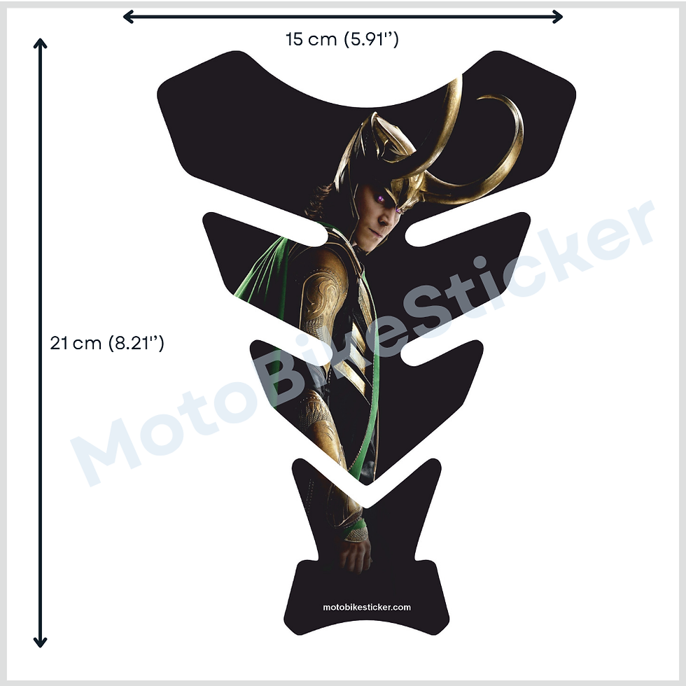 Thumbnail: Loki Horned God 3D Tank Pad Fuel Protector for Ducati Streetfighter