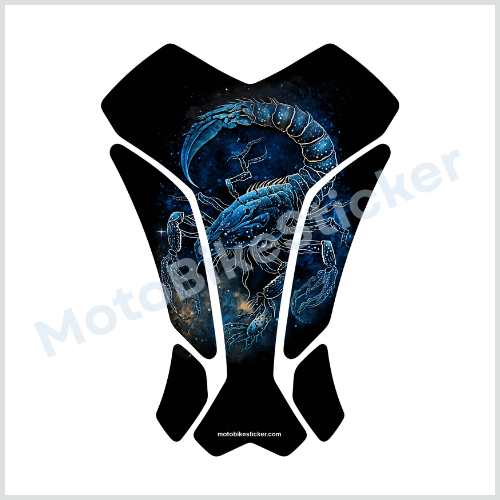 Suzuki GSXR 3D Gel Scorpio Zodiac Astrology Tank Pad Protector Sticker
