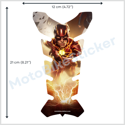 Thumbnail: Aprilia 3D Gel Barry Allen Flash Speed Tank Pad Protector Sticker