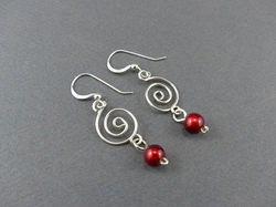 Single Swirl Earrings