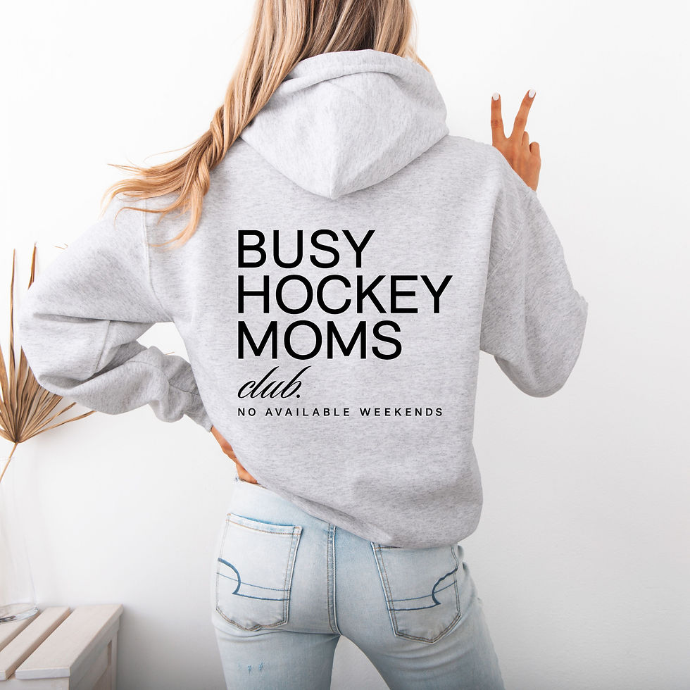 Thumbnail: Busy Hockey Moms Club Hoodie 