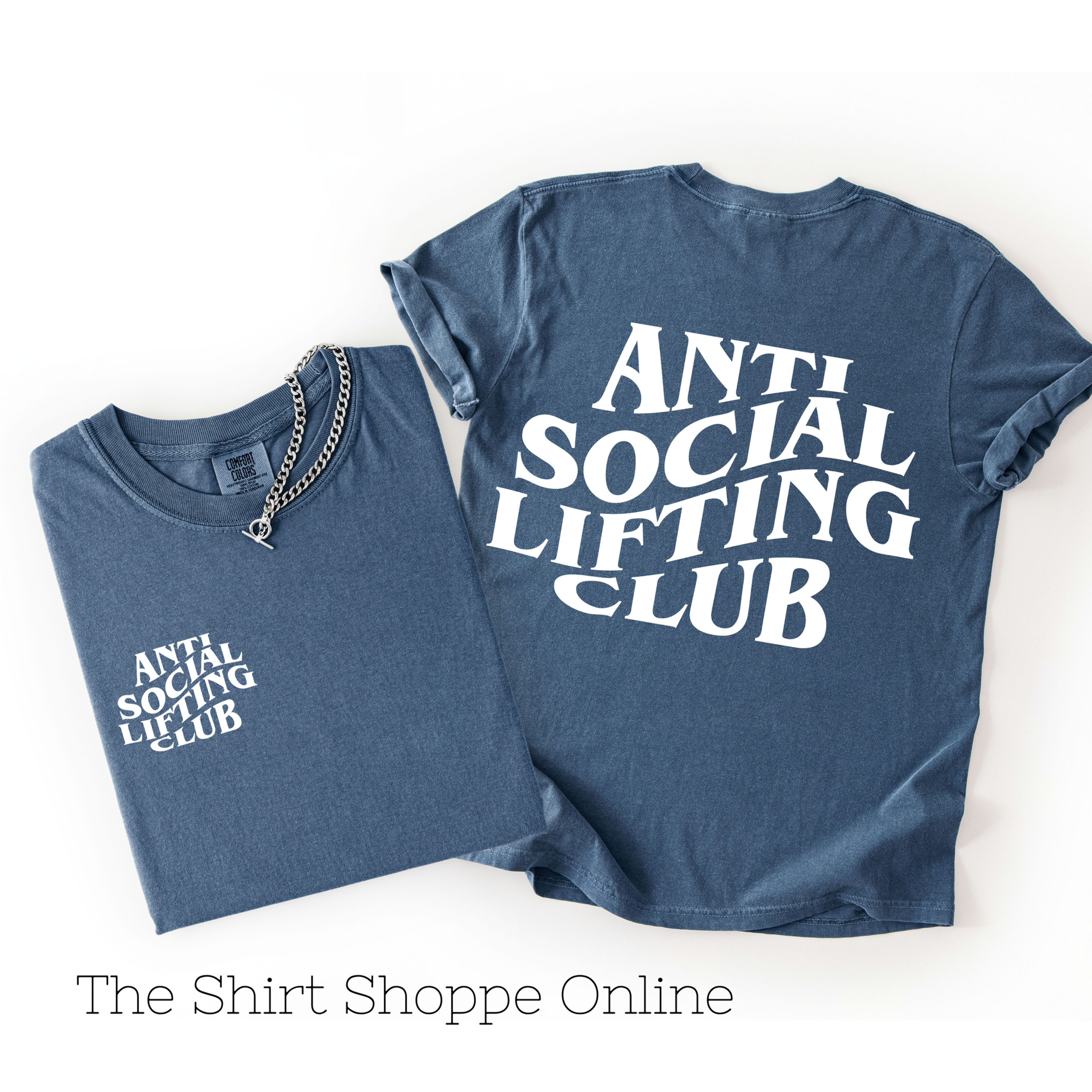 Anti Social Lifting Club Vintage T-shirt (Unisex)