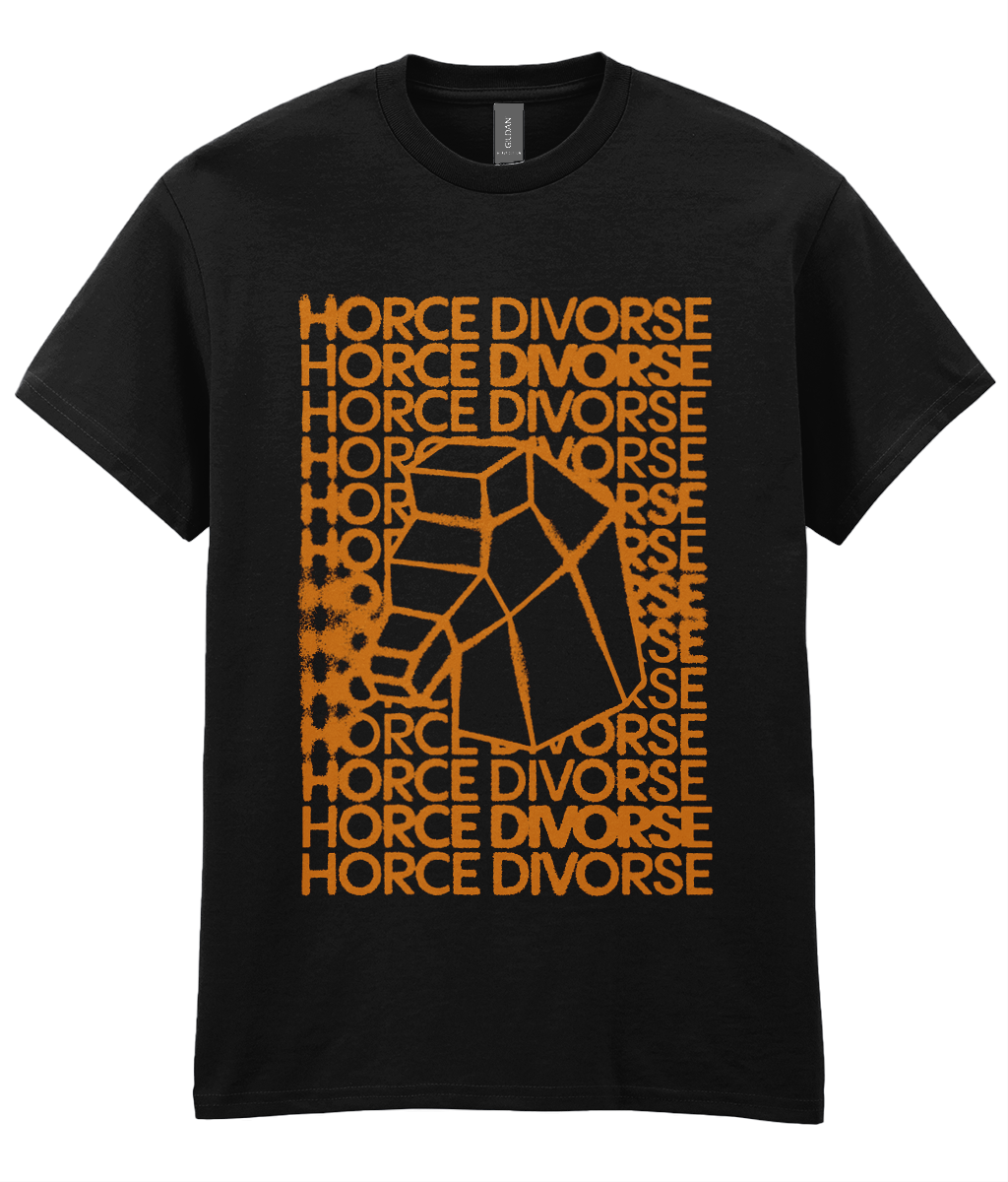 HD Orange Spray Paint (Black / White)