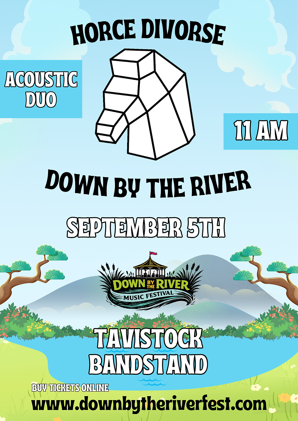 Horce Divorse | Down by the River Festival | Tavistock Meadows