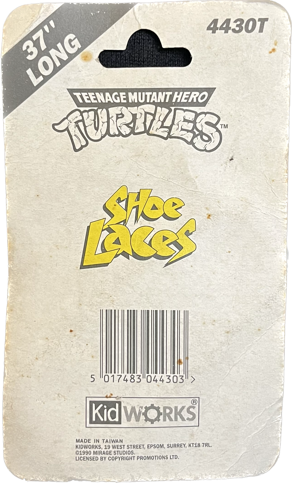 Thumbnail: Teenage Mutant Hero Turtles Shoe Laces 1990 Kid Works
