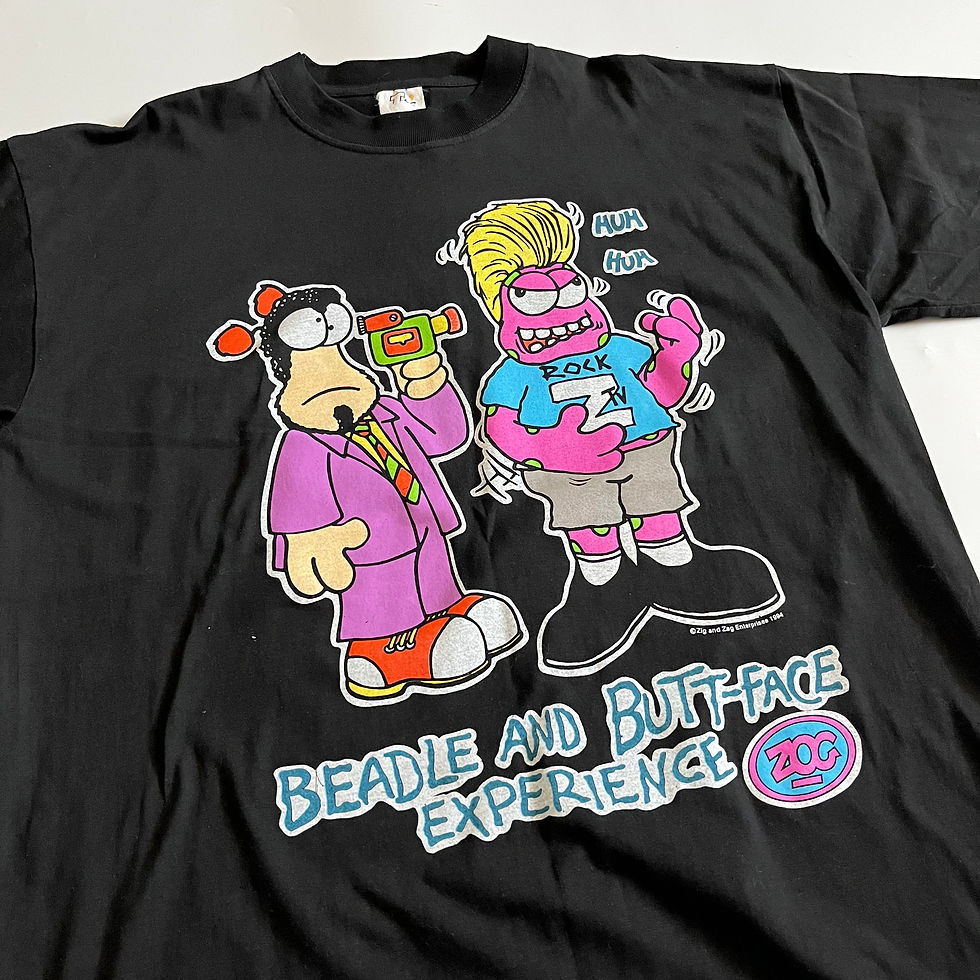 Beadle and Buttface Experience T-Shirt 1994 Zig and Zag Enterprises