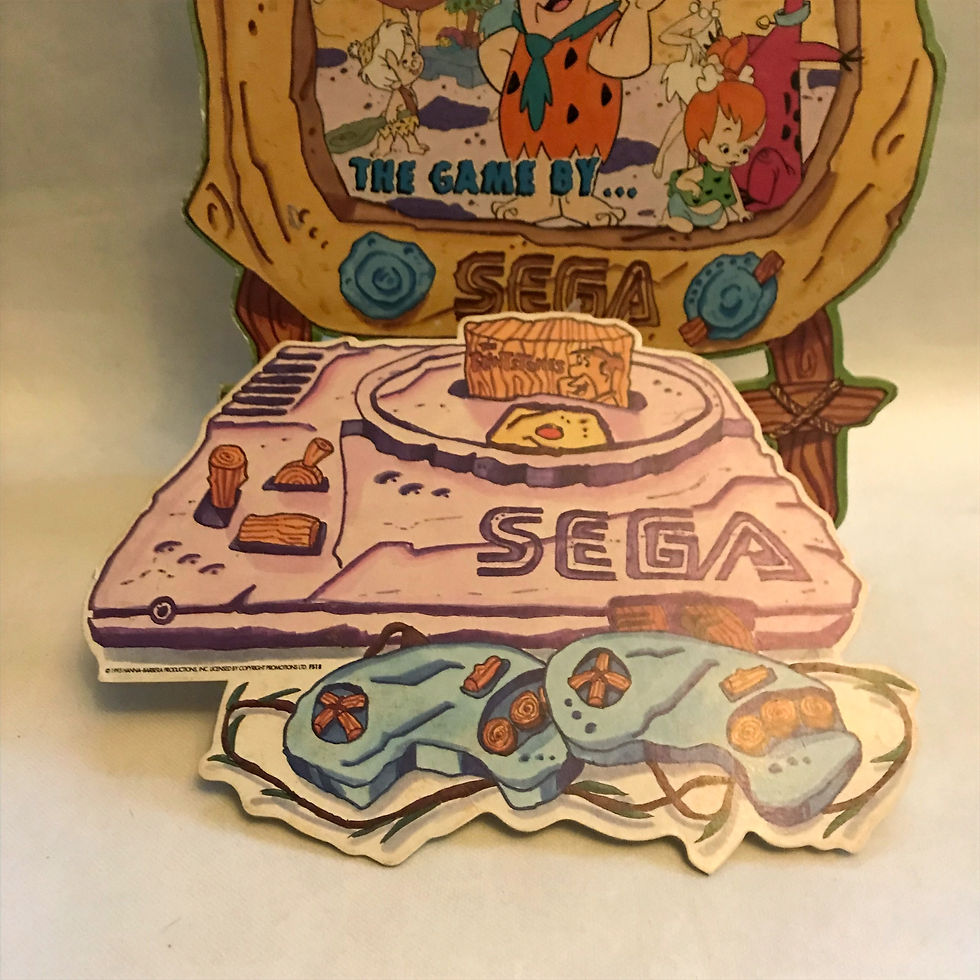 Thumbnail: Flintstones Sega Mega Drive 1993 Counter Top Promo Standee