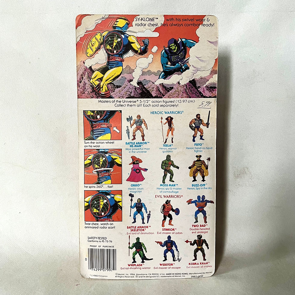 Thumbnail: Sy-Klone 1984 Mattel Masters Of The Universe