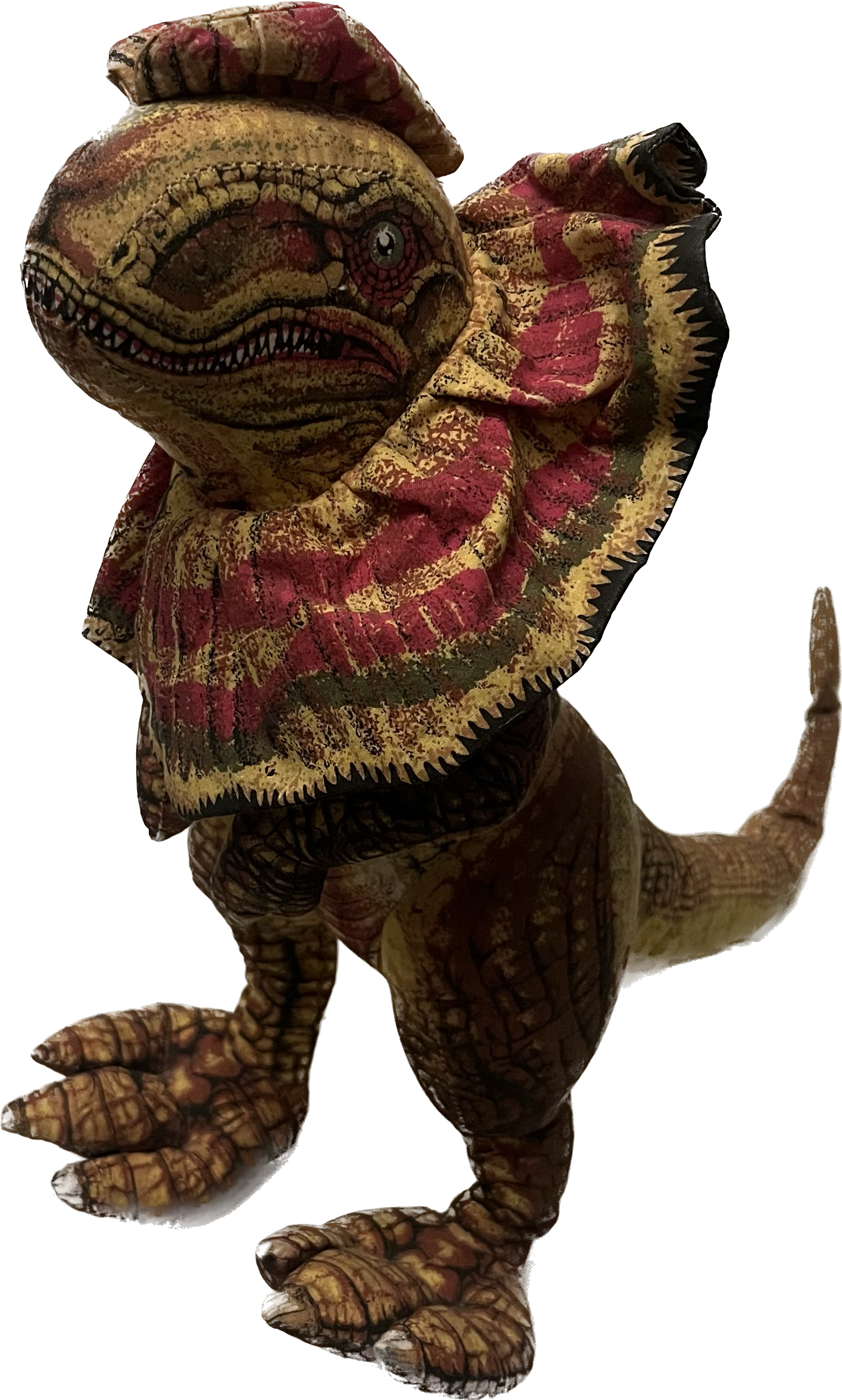 Dilophosaurus Stuffed Toy 1992 Ace Novelty Jurassic Park