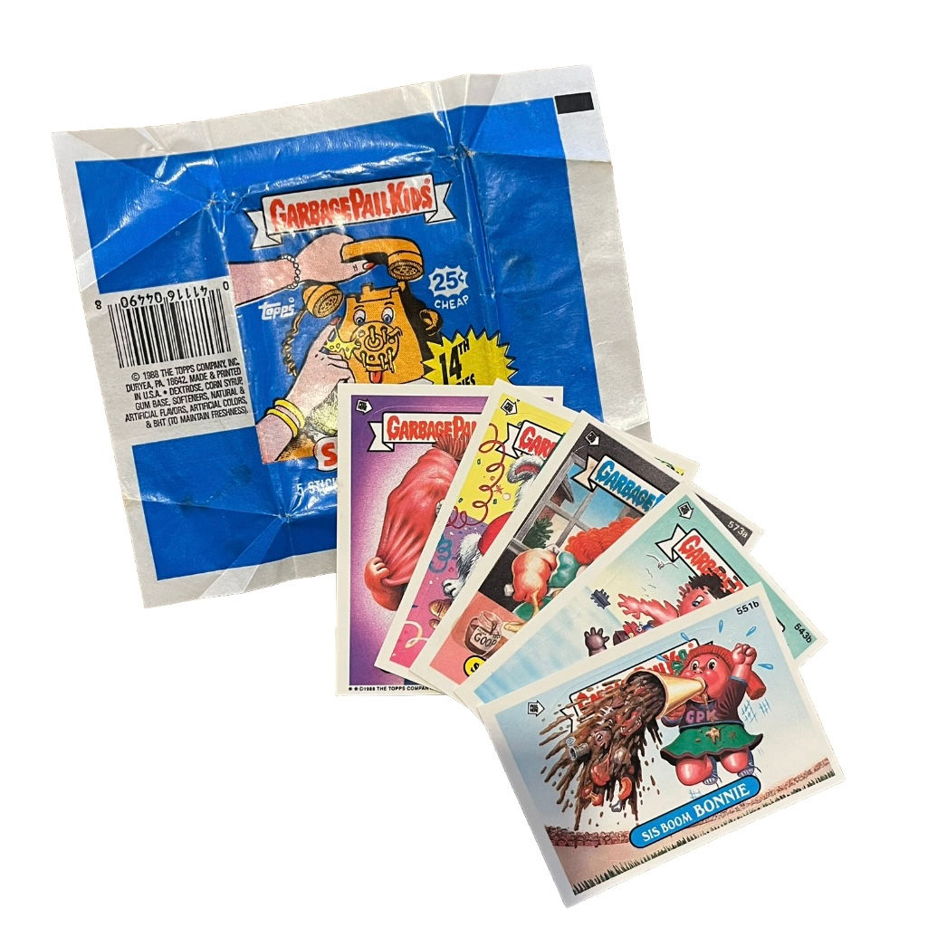 Garbage Pail Kids Series 14 Opened Wax Pack 1988 Topps